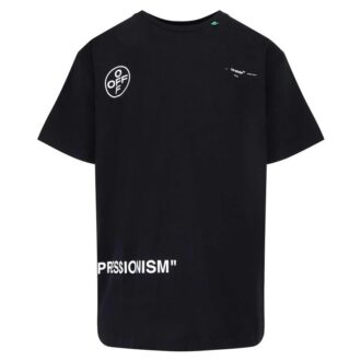 Camiseta con estampado serigráfico SS «Negro, fucsia y rosa»
