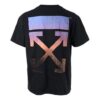 Camiseta con flecha degradada «Negro/Multicolor»