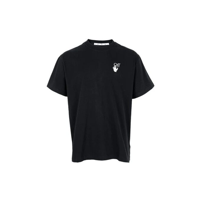 Camiseta con flecha degradada «Negro/Multicolor»