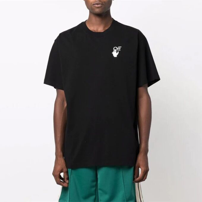 Camiseta con flecha degradada «Negro/Multicolor»