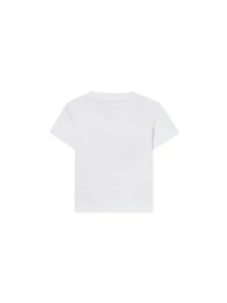 Camiseta con logotipo de margarita de manga corta