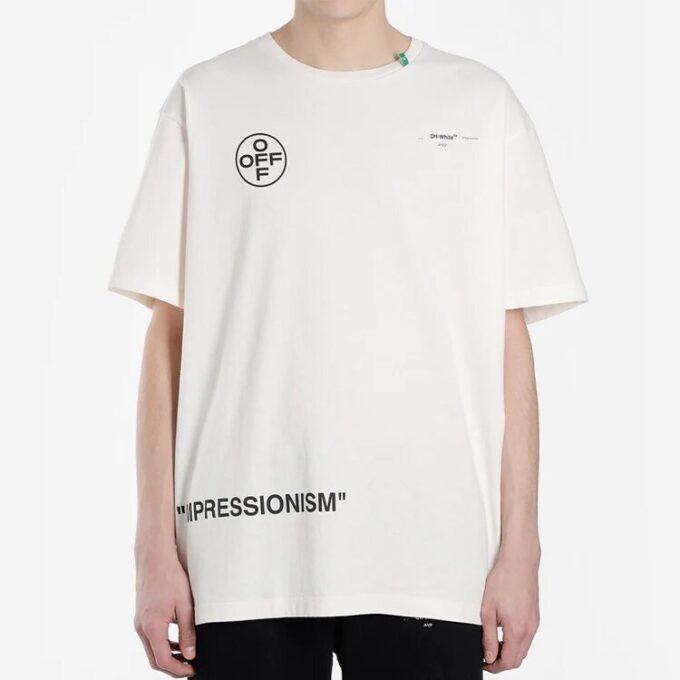 Camiseta con logotipo serigrafiado «White»