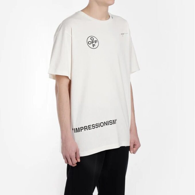 Camiseta con logotipo serigrafiado «White»