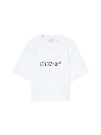 Camiseta corta Bookish Glowing Flower