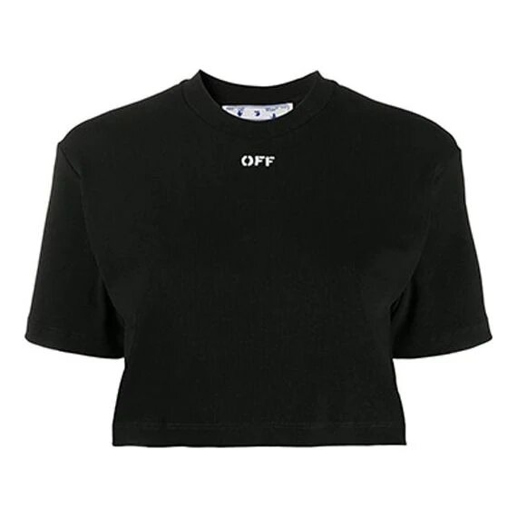 Camiseta corta de pantalones cortos con estampado de logotipo Off-White
