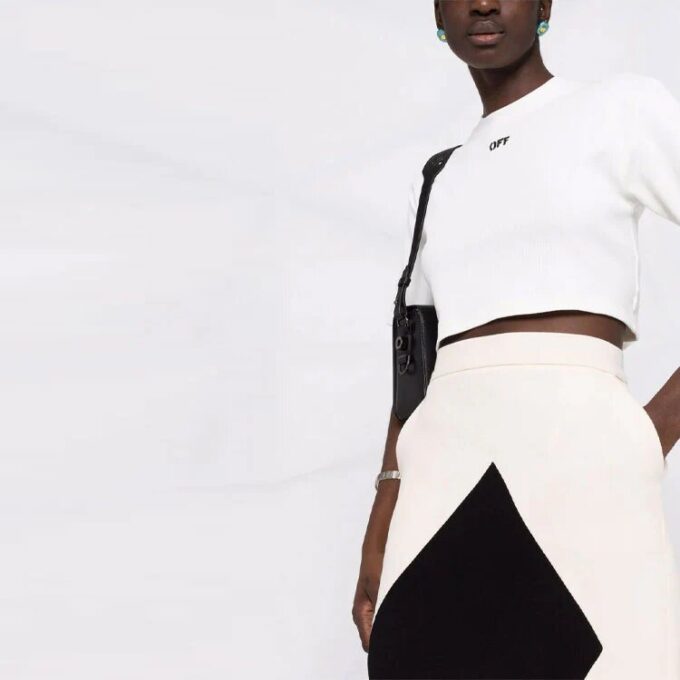 Camiseta corta Off-White Off-stamp «Blanca»