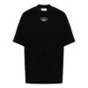 Camiseta de algodón con estampado de flecha y pañuelo «Negro»