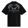 Camiseta de algodón con estampado de flecha y pañuelo «Negro»