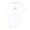 Camiseta de algodón con estampado de flechas «Blanca»
