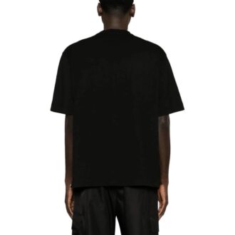 Camiseta de algodón con estampado del logotipo OW 23 Skate «Negro»