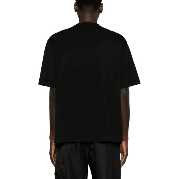 Camiseta de algodón con estampado del logotipo OW 23 Skate «Negro»