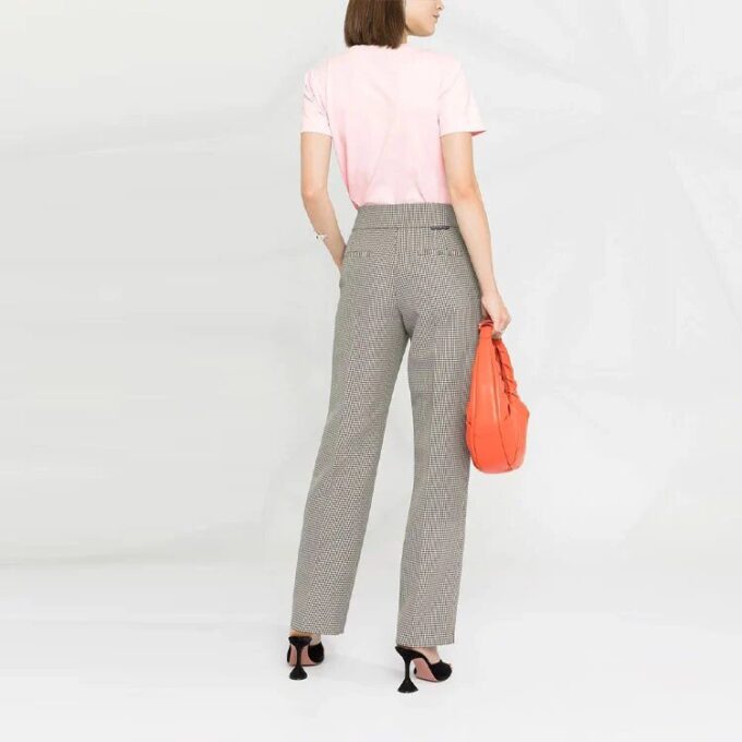 Camiseta de algodón con logo Off-White, pantalones cortos, corte ajustado, rosa