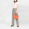 Camiseta de algodón con logo Off-White, pantalones cortos, corte ajustado, rosa