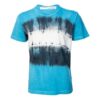 Camiseta de algodón de manga corta con estampado, versión estándar, azul cielo