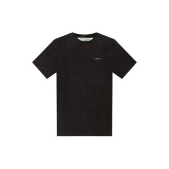 Camiseta de algodón de manga corta oversize con diseño de flechas