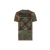 Camiseta de algodón de pantalones cortos con estampado de camuflaje SS19