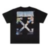 Camiseta de algodón de pantalones cortos Painting Arrows