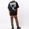 Camiseta de algodón de pantalones cortos Painting Arrows