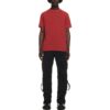 Camiseta de algodón «Give Me Space» «Tono rojo ladrillo oscuro»