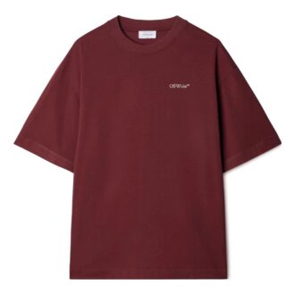 Camiseta de algodón Moon Arrow Skate «Red Purple»