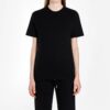 Camiseta de algodón Off-White de pantalones cortos, color negro