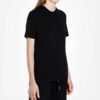 Camiseta de algodón Off-White de pantalones cortos, color negro
