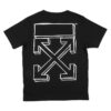 Camiseta de corte ajustado con estampado gráfico 3D /Blanca