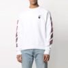 Camiseta de cuello redondo con flechas Arrows de la colección SS21 para hombre, color blanco