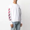 Camiseta de cuello redondo con flechas Arrows de la colección SS21 para hombre, color blanco