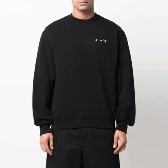Camiseta de cuello redondo para hombre Off-White con pintura de Caravaggio, color negro
