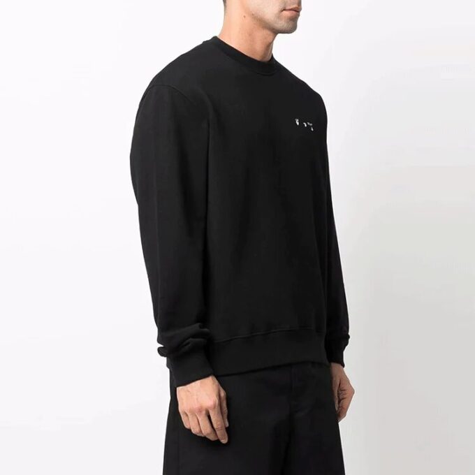 Camiseta de cuello redondo para hombre Off-White con pintura de Caravaggio, color negro
