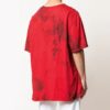 Camiseta de hombre Off-White con logotipo y estampado tie-dye en rojo