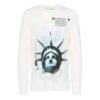 Camiseta de la Estatua de la Libertad «Negro, blanco y azul»