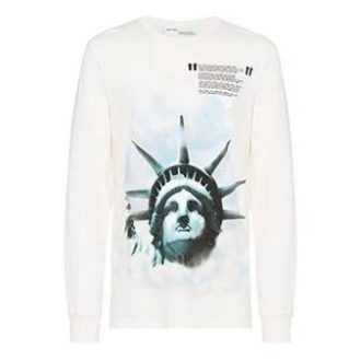 Camiseta de la Estatua de la Libertad «Negro, blanco y azul»