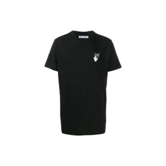 Camiseta de manga corta Agreement con estampado, color negro