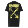 Camiseta de manga corta ajustada con flechas de acrílico