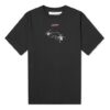 Camiseta de manga corta Arachno Arrow «Negro/Burdeos»