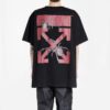 Camiseta de manga corta Arachno Arrow «Negro/Burdeos»