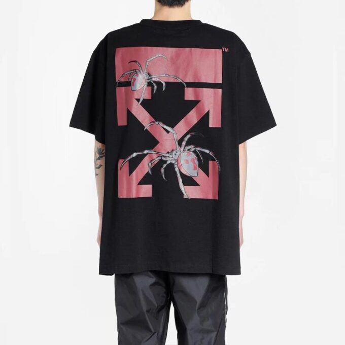 Camiseta de manga corta Arachno Arrow «Negro/Burdeos»