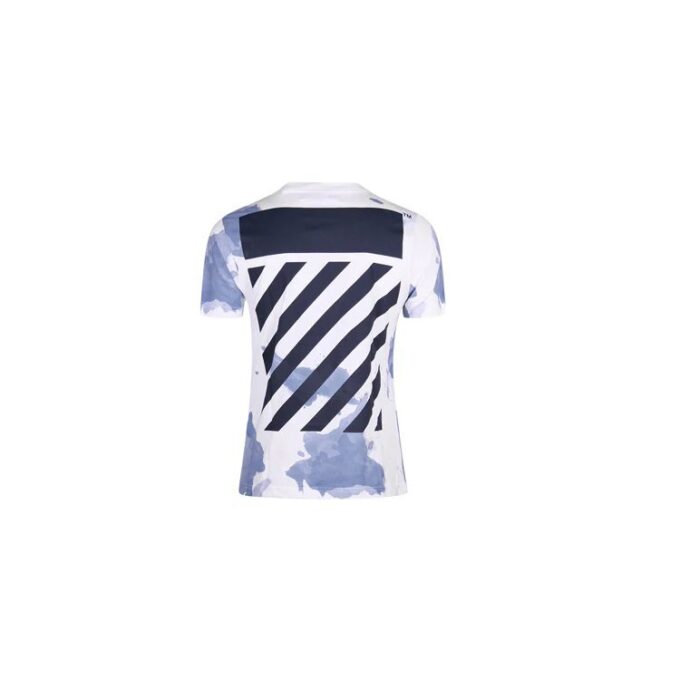 Camiseta de manga corta blanca Splash Ink