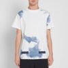 Camiseta de manga corta blanca Splash Ink