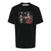 Camiseta de manga corta Caravaggio «Negro/Rojo»