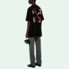 Camiseta de manga corta Caravaggio «Negro/Rojo»