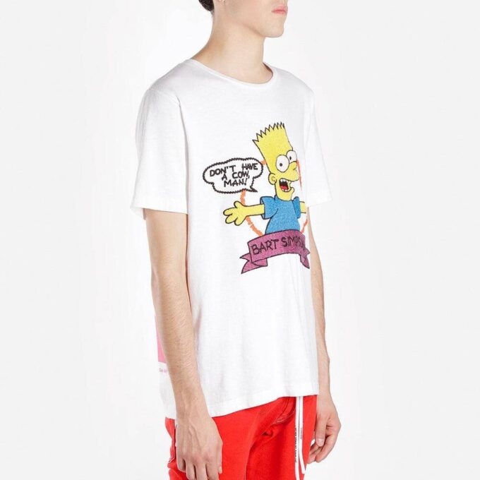 Camiseta de manga corta con bordado de flechas en la espalda SS19 Bart