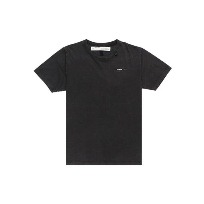 Camiseta de manga corta con bordado de geometría abstracta y flechas, versión Ordinary