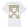 Camiseta de manga corta con cinta de flechas diagonales