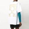 Camiseta de manga corta con cinta de flechas diagonales