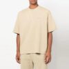 Camiseta de manga corta con cuello redondo y rayas Off-White para hombre, color beige