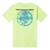 Camiseta de manga corta con estampado 3D Rationalism de la colección primavera-verano 2020 en color fluorescente