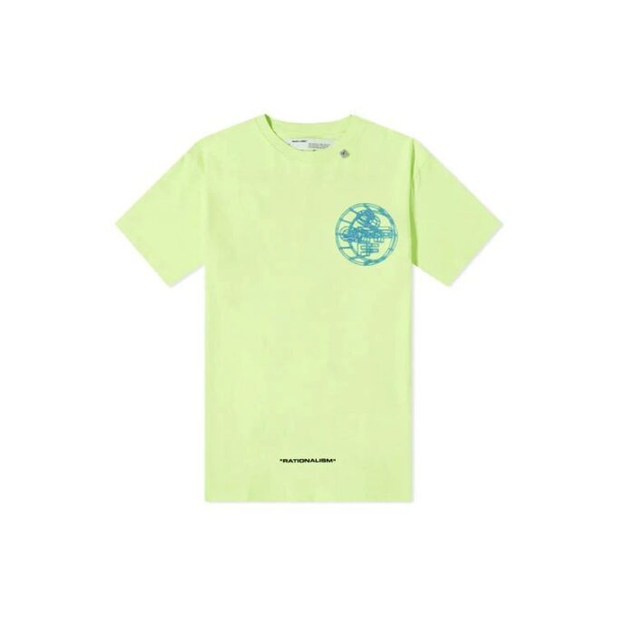 Camiseta de manga corta con estampado 3D Rationalism de la colección primavera-verano 2020 en color fluorescente